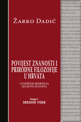 Poziv na predstavljanje knjige “Povijest znanosti i prirodne filozofije u hrvata”