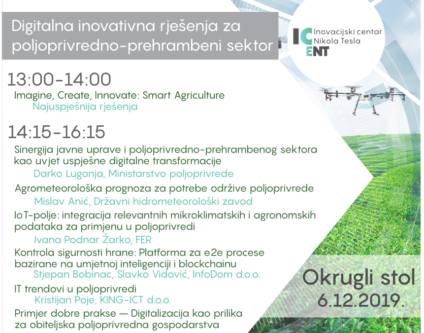 Digitalna inovativna rješenja za poljoprivredno-prehrambeni sektor