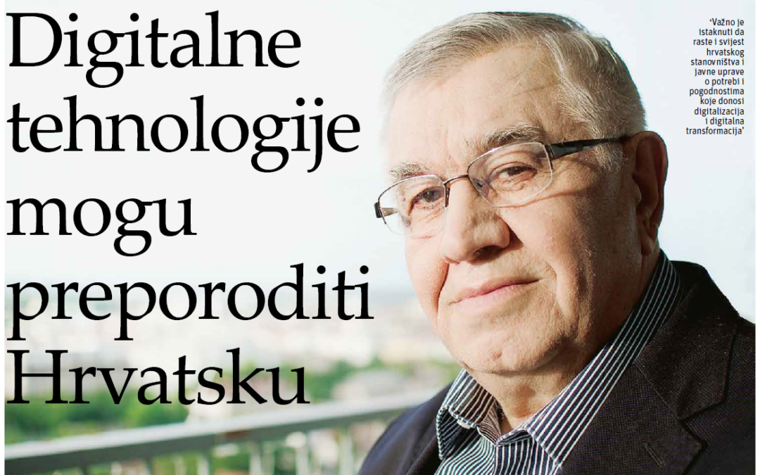 Intervju prof. dr. sc. Nedjeljka Perića – “Digitalne tehnologije mogu preporoditi Hrvatsku”