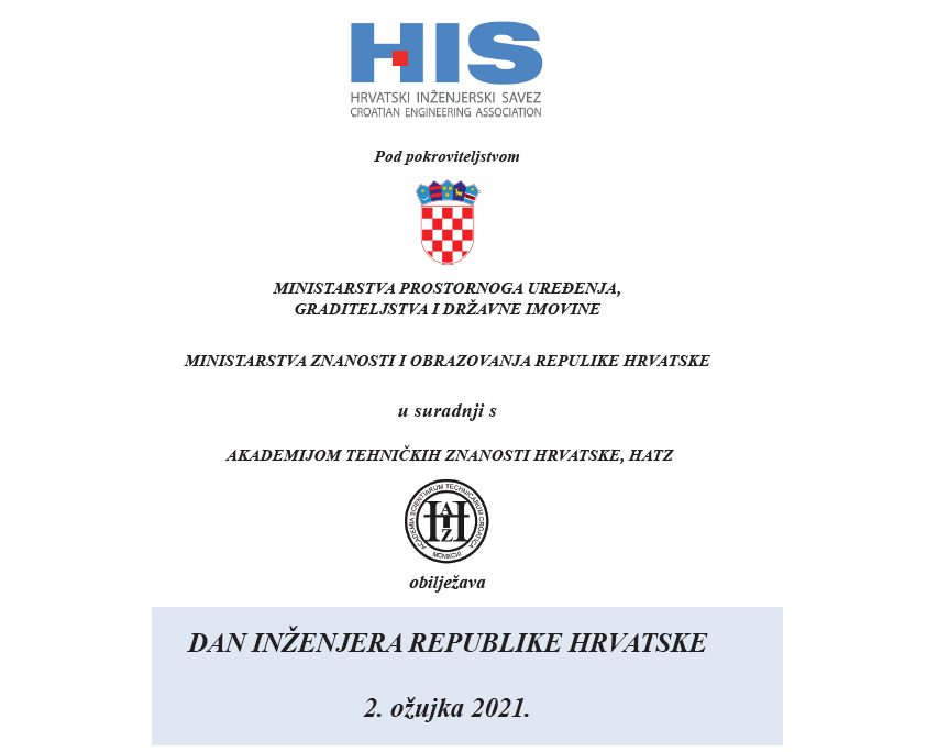 Održan Dan inženjera RH 2.3.2021.