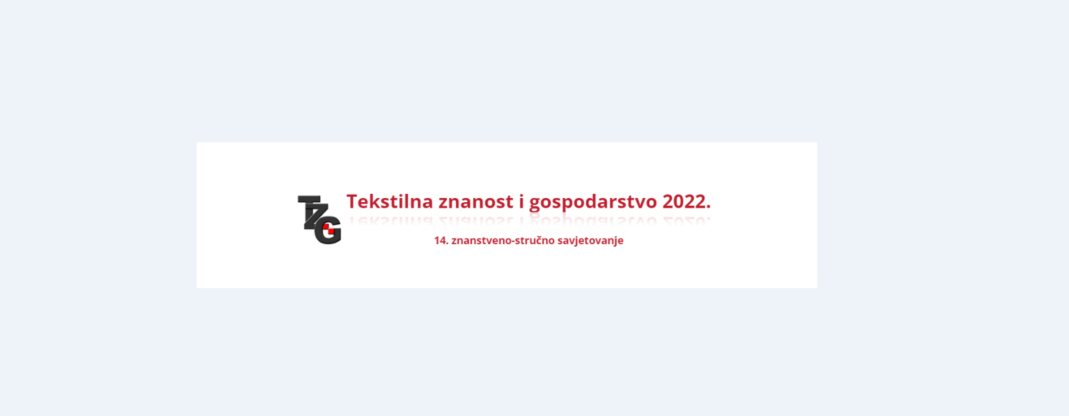 14. znanstveno-stručno savjetovanje “TEKSTILNA ZNANOST I GOSPODARSTVO 2022.”