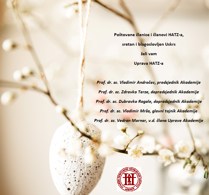 Čestitka Uprave HATZ-a – SRETAN I BLAGOSLOVLJEN USKRS!