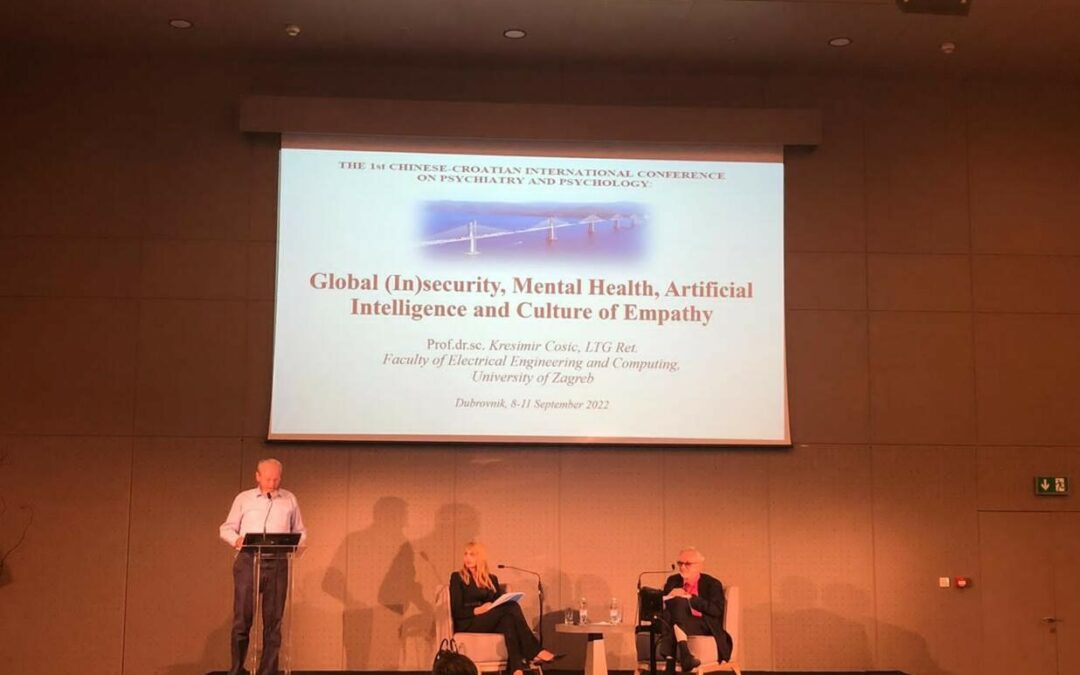 Prof. dr. sc. Krešimir Ćosić održao predavanje na skupu „The 1st Chinese-Croatian international Conference on Psychiatry and Psychology (CCICPP 2022)“