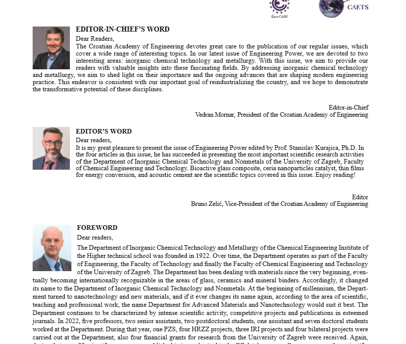 Engineering Power, Vol. 17(4) 2022