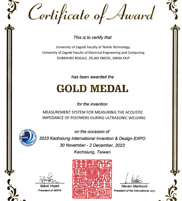 Nagrađena inovacija na Dubai Invention Expo i Kaohsiung Invention  Expo